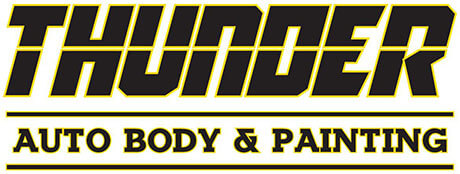 Thunder Auto Body Logo