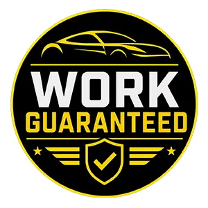 work guaranteed badge
